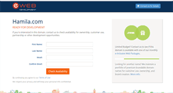Desktop Screenshot of hamila.com